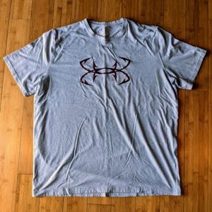 UA Fishing Heat Gear  Fish Hooks Men's XL T-Shirt